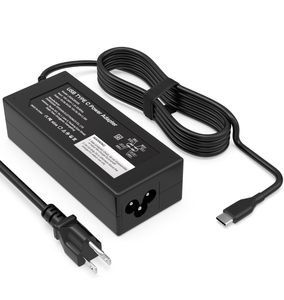 lot 10907 image: Laptop Charger-45W USB-C Power Adapter Compatible with HP Chromebook, Fast Charging for USB C Laptop Charger, 6FT Type C Power Cord - Retail $10