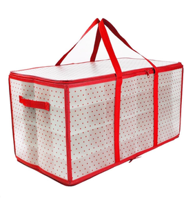 lot 10950 image: Christmas Ornament Storage Box Organizer Containers Holder Holiday Decoration Boxes Hard Plastic Mini Small Ornaments Decor Gift (128 Pieces) - Retail $30