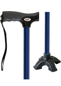 lot 10977 image: Carex Adjustable Walking Cane with Ergonomic Handle - Retail $25