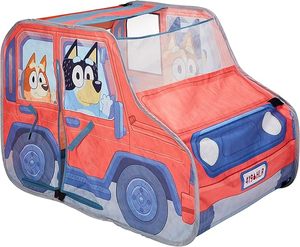 lot 10887 image: Bluey Heeler 4WD Pop Up Play Tent - Retail $26