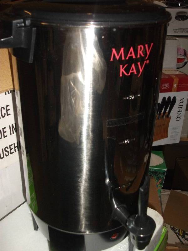 lot 2264 image: Coffee Wall Urn, Silver (BRANDED)