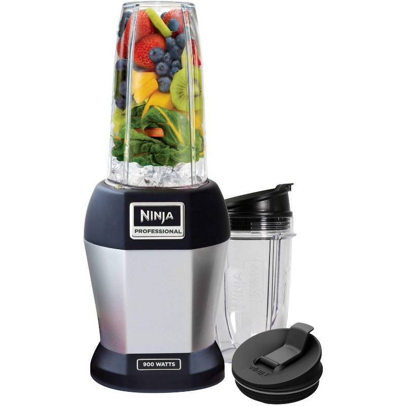lot 2262 image: NUTRI NINJA PROFESSIONAL BL450 Blender 900 Watts. Includes 18 oz  24 oz and 12 oz Cups
