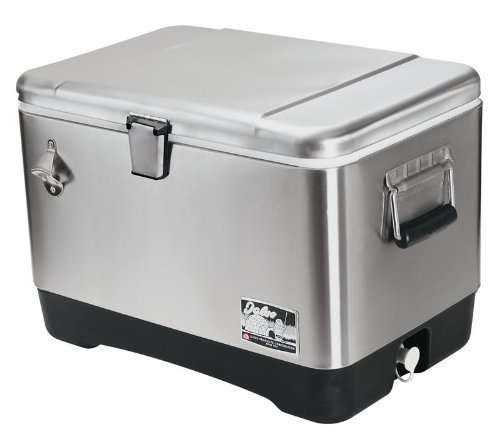 lot 2308 image: Igloo Stainless Steel 54 quart Cooler