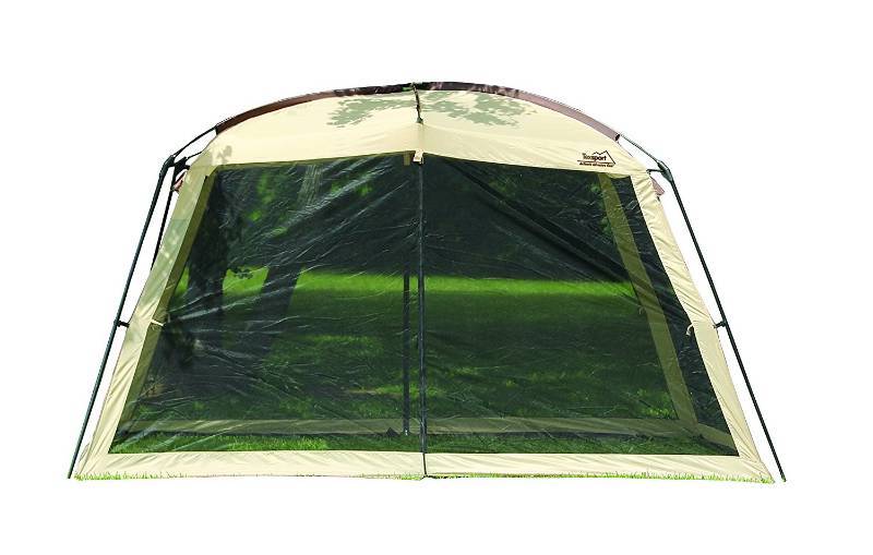 lot 2311 image: Texsport Wayford 12 x 9 Portable Mesh Screenhouse Arbor Canopy for Backyard and Camping