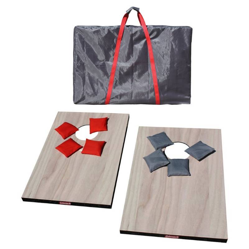 lot 2342 image: Coleman Wooden Bean Bag Toss Game