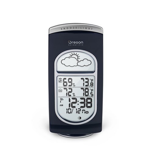 lot 2356 image: Oregon Scientific BAR638HGA Weather Forecaster with Temperature & Humidity