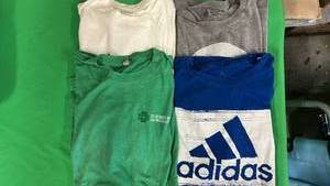 lot 434 image: 4pc Various Mens Graphic Tees, All Sz Lg