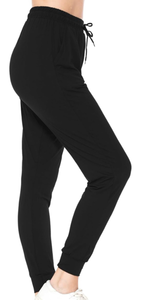 lot 488 image: Womens Jogger Track Cuff Sweatpants with Pockets Sz Med