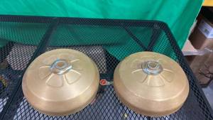 lot 515 image: Antique Gold Vulcan Fire Alarms
