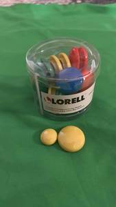 lot 527 image: Multi Color and Sized Magnets