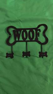 lot 529 image: Metal Dog Bone Wall Hook - WOOF Design - Retail $24