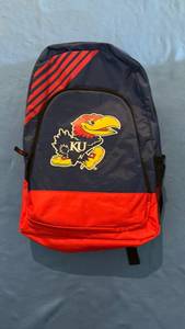 lot 561 image: Kansas University Jayhawks Backpack - Retail $25