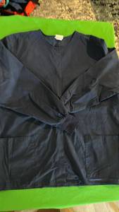 lot 578 image: Life Brand Navy Blue Medical Scrub Top XL - Retail $15