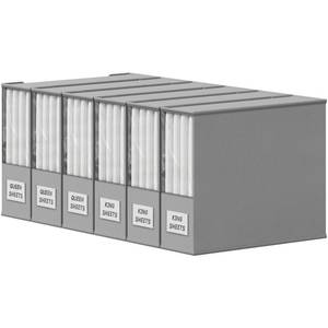 lot 1053 image: Lifewit 6 Pack Bed Sheet Organizer, Foldable Bedding Sheet Organizers and Storage with Large Clear Window and Label, Sheets Organizer for Linen Closet, Storage Box Bins with Lids for Duvet Cover Set