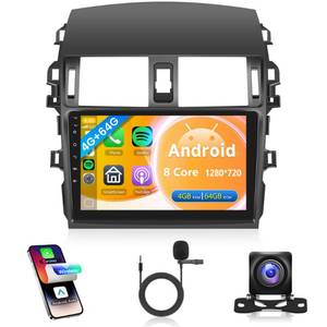 lot 1979 image: 8Core 4G64G Car Radio for Toyota Corolla 2009-2013 Android 13 Car Stereo Wireless Carplay, Rimoody 9 inch Touch Screen for Corolla Android Auto DSP BT GPS WiFi FM Mirror Link RCA  Backup Camera
