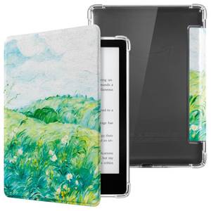 lot 2016 image: CoBak Case for Kindle Paperwhite (6.8 11th Generation 2021 Released) & Paperwhite Signature Edition- New PU Leather Cover and Clear Soft Silicone Back Cover with Auto Sleep Wake Feature