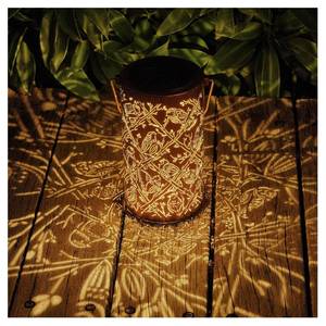 lot 2024 image: Solar Cardinal Lanterns Outdoor Hanging Decor Lantern,Waterproof Hollow Out Metal Decorative Garden Light,Graceful Decoration for Patio,Yard,Landscape,Walkway,Festival