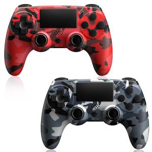 lot 2051 image: KDYGPDCT 2 Pack Wireless Controller for PS4,Remote Controller with 6-Axis Motion Sensor, Sensitive Touch Pad, Built-in Speaker & Headphone Jack, Compatible with PlayStation 4ProSlimPC