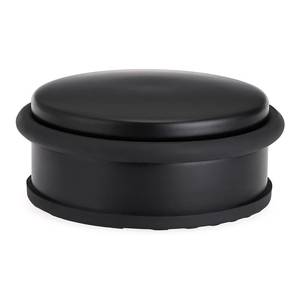 lot 2053 image: Sumnacon Heavy Duty Floor Door Stopper No Drill, Durability Stainless Steel Door Stops with Anti-Skid Rubber - Contemporary Decorative Safety Doorstop for Home Office Commercial Industrial, Black