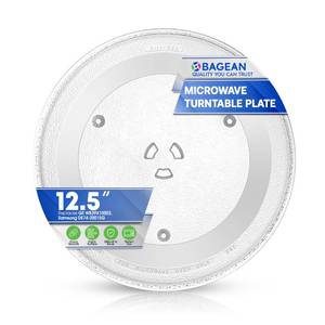 lot 2054 image: Microwave Plate Replacement 12.5�� for GE WB39X10003 Samsung DE74-20015G Microwave Glass Plate - Rotating Glass Microwave Turntable Plate Oven Spinning Dish Tray For Better Reheating and Cooking