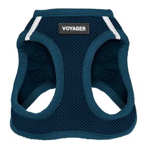 lot 2346 image: Best Pet Supplies Voyager Step-in Air Dog Harness - All Weather Mesh, Reflective, No Pull Harness for Small, Medium Dogs, Cats - Secure with Hook & Loop Fastener, Buckle, Double D-Rings - Blue, S