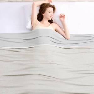 lot 2362 image: Topcee Cooling Blanket for Night Sweats Absorbs Heat to Keep Adults, Children Cool on Warm Nights, Q-Max 0.5 Cooling Blankets for Hot Sleepers, Ultra-Cool Lightweight Sofa Throw Blanket (50x70)