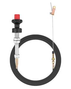 lot 9229 image: JUWEVAZU VCGTX06 6FT Heavy Duty Vernier Adjustable Lock Cable Fit for Household, Industrial and Commercial PTO and Dump Applications, with Detachable Cable Head