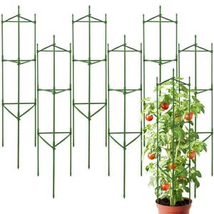 lot 9239 image: SORANGEUN 6 Pack Tomato Cages for Garden, 48�� Metal Tomato Plant Support, Heavy Duty Tomato Cages for Pots, Tomato Trellis for Raised Garden Bed