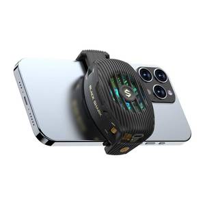 lot 10326 image: Black Shark Phone Cooler for Gaming FunCooler 4, Wired Mobile Phone Cooling Fan Lightweight Quiet with RGB Light, Cellphone Radiator for 2.67-3.45 inches iPhoneAndroid, Retaining Bolt