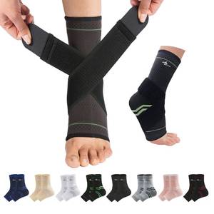 lot 10329 image: ABIRAM Ankle Brace for Women & Men, Ankle Compression Sleeve, Foot Sleeve with Wrap, Ankle Support, Foot Brace for Sprained Foot & Arch, Plantar Fasciitis Relief Socks, Achilles Tendonitis, Sports