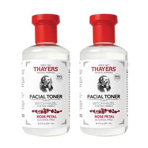 lot 10331 image: Thayers Alcohol-Free, Hydrating Rose Petal Witch Hazel Facial Toner with Aloe Vera Formula, Vegan, Dermatologist Tested and Recommended, 8.5 Oz (Pack of 2)