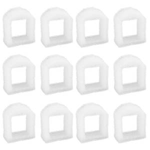lot 10340 image: 12pcs Cat Water Fountain Foam Filters, Pet Fountain Sponge Filter Replacement for Drinkwell Stainless Steel 360 Water Fountain