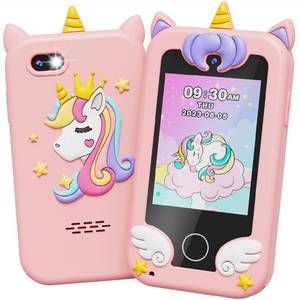 lot 10361 image: UCIDCI Unicorn Kids Smart Phone Toys for Girls Ages 3-7 with Dual Camera - Toddler Phone with Learning Games, Travel Toys with MP3 Music Player for Christmas, Birthday Gifts for 3 4 5 6 7 Year Old