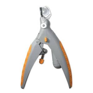 lot 10376 image: Peticare Illuminated Nail Clipper Pet Nail Clipper for Dogs & Cats  Safe & Easy  Gray