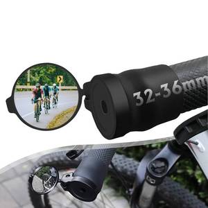 lot 10389 image: Arkham Bicycle Mirror for Handlebars, Mini Rear View Mirror Foldable Rubber Mounting Sleeve for Handlebars, Handlebar End Mirror 360° Rotating Universal Bicycle Mirror for Mountain Bike Handlebar