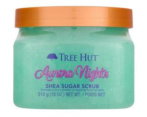 lot 10420 image: Tree Hut Aurora Nights Shea Sugar Scrub  Exfoliating Body Scrub Removes Dead, Dry Skin for a Soft & Hydrated Feel  Nourishing Essential Body Care  18 fl oz.