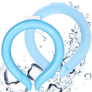 lot 10435 image: Neck Cooling Tube with Cover - Cooling Wrap with Reusable & Drip-Free Cover for Hot Weather, Gentle Cooling Relief, No More Condensation or Frostbite, Perfect for Indoor & Outdoor Use (1 Pcs-Blue)