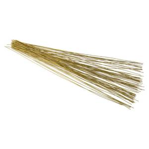lot 10461 image: Bow Tying 26 Gague Wire - Gold Color - 7 Inch - 80 Pieces