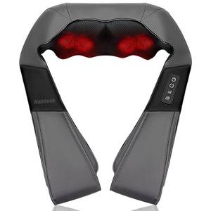 lot 11660 image: Shiatsu Neck and Back Massager with Soothing Heat, Nekteck Shoulder Massager for Pain Relief Deep Tissue, Electric 3D Kneading Massage Tools for Leg Body Muscle, FSA HSA Eligible, Corded Power