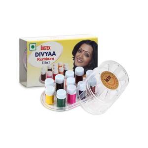 lot 2439 image: Liquid Kumkum Bindi 11 Color 1.5gm Each - Eyetex Divyaa Kumkum