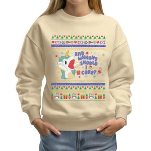lot 2457 image: Unicorn And Why Should I Care Ugly Christmas Sweatshirt - Unicorse And Why Should I Care Ugly Sweatshirt - Unicorse Ugly Sweatshirt - Ugly Christmas Sweatshirt For Women, Men 2024 (Sand, XL)