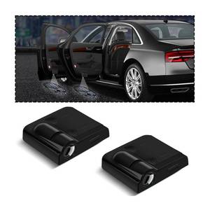 lot 2491 image: LKAHG 2Pcs Universal Car Door Lights Logo Projector, Auto Door Projection Wireless LED Welcome Courtesy Light, Welcome Ghost Shadow Lamp Vehicle Accessories Fit for Most Cars (Style E)