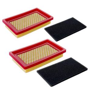 lot 6047 image: HOODELL 2 Pack 951-10298 Air Filter  Pre Cleaner for MTD Cub Cadet SC100 951-14632, Kohler 14 083 01-S, 5-58 � 3-12 inch Push Lawn Mower Air Filter
