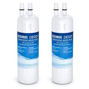 lot 6051 image: W10295370A Water Filter Replacement Compatible with W10295370, EDR1RXD1, Filter 1, WHR1RXD1, KAD1RXD1, P8RFWB2L, P8WB2L, P4RFWB, P5WB2L, Pack of 2, By DESENRUIS