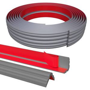 lot 6451 image: Pluden Flexible Inside & Outside Corner Trim Moulding, 2.3in x 20ft Peel and Stick Wall Edge Corner Protector & Caulk Strip