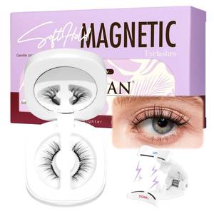 lot 6458 image: BEYELIAN Magnetic Eyelashes with Applicator, Soft Magnetic Lashes Natural Look Comfortable & Secure Fit Easy to Apply Reusable (1 Pairs, CS01)