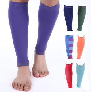 lot 6492 image: Doc Miller Compression Calf Sleeve for Men & Women �� 20-30mmHg Graduated Support for Running, Shin Splints, Calf Strain �� Knee High, Small to 6XL Plus Size