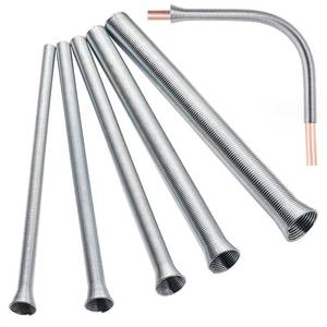 lot 9168 image: Tnisesm 5Pcs Spring Tube Bender Set 14, 516, 38, 12 and 58 for Copper, Aluminum and Thin Wall Steel Tubing