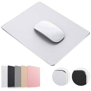 lot 12110 image: JEDIA Mouse Pad, Silver Hard Metal Aluminum Mouse Pad, Premium Dual-Side Waterproof Fast and Accurate Control Mousepad for Office, Home and Gaming, Small Size, 9�7