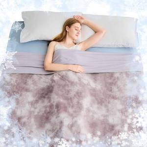 lot 12152 image: EMME Cooling Blanket Twin Size (60x80), Q-Max 0.5 Cooling Blankets for Hot Sleepers, Ice Summer Blanket for Nights Sweats, Grey Lightweight Sheet for Bed